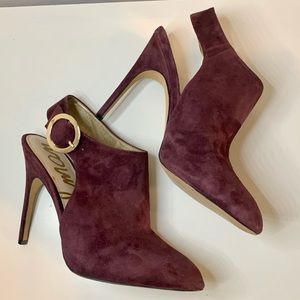 Sam Edelman Suede Julian Slingback Heels - 9.5